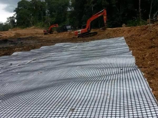 PET Biaxial Geogrid Composite